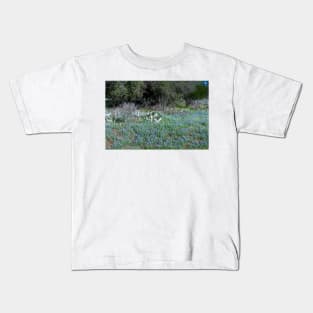 Texas Hill Country Bluebonnets in Spring Kids T-Shirt